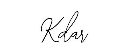 Create an unforgettable impression when signing with Kdar name styled in Bearetta-2O07w typography. 100% free online generator. Kdar signature style 12 images and pictures png