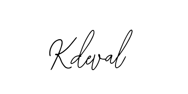 Kdeval stylish signature style. Best Handwritten Sign (Bearetta-2O07w) for my name. Handwritten Signature Collection Ideas for my name Kdeval. Kdeval signature style 12 images and pictures png