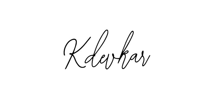 How to Draw Kdevkar signature style? Bearetta-2O07w is a latest design signature styles for name Kdevkar. Kdevkar signature style 12 images and pictures png