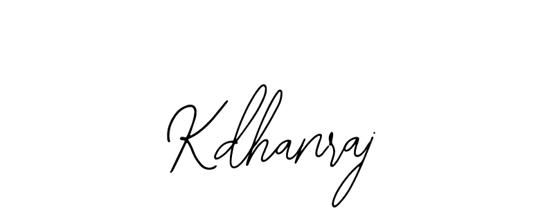 How to make Kdhanraj signature? Bearetta-2O07w is a professional autograph style. Create handwritten signature for Kdhanraj name. Kdhanraj signature style 12 images and pictures png