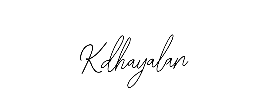 How to Draw Kdhayalan signature style? Bearetta-2O07w is a latest design signature styles for name Kdhayalan. Kdhayalan signature style 12 images and pictures png