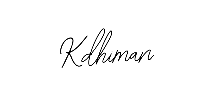 It looks lik you need a new signature style for name Kdhiman. Design unique handwritten (Bearetta-2O07w) signature with our free signature maker in just a few clicks. Kdhiman signature style 12 images and pictures png