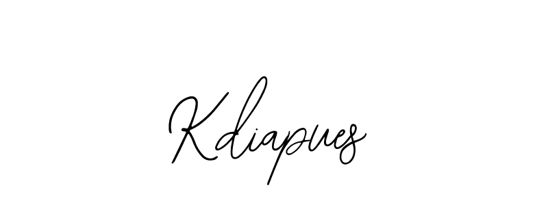 Design your own signature with our free online signature maker. With this signature software, you can create a handwritten (Bearetta-2O07w) signature for name Kdiapues. Kdiapues signature style 12 images and pictures png