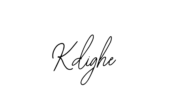 The best way (Bearetta-2O07w) to make a short signature is to pick only two or three words in your name. The name Kdighe include a total of six letters. For converting this name. Kdighe signature style 12 images and pictures png