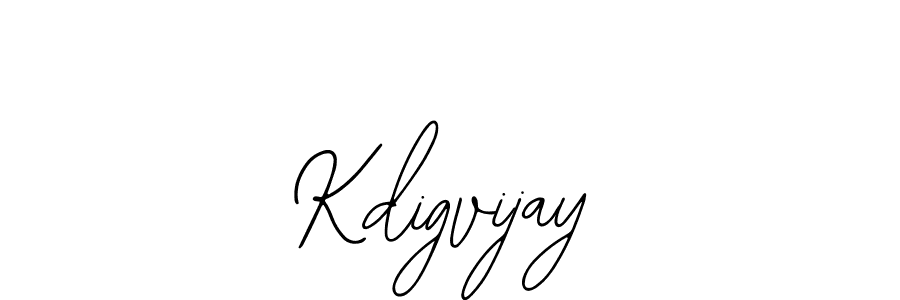 How to make Kdigvijay signature? Bearetta-2O07w is a professional autograph style. Create handwritten signature for Kdigvijay name. Kdigvijay signature style 12 images and pictures png