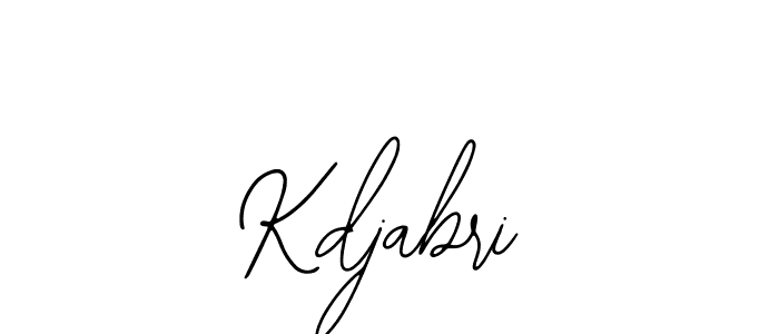 Make a beautiful signature design for name Kdjabri. With this signature (Bearetta-2O07w) style, you can create a handwritten signature for free. Kdjabri signature style 12 images and pictures png