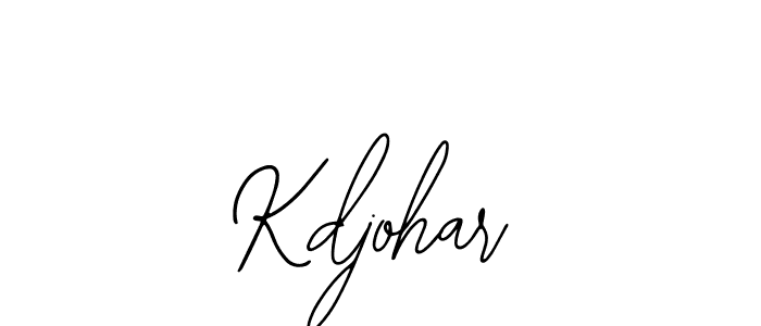 How to Draw Kdjohar signature style? Bearetta-2O07w is a latest design signature styles for name Kdjohar. Kdjohar signature style 12 images and pictures png