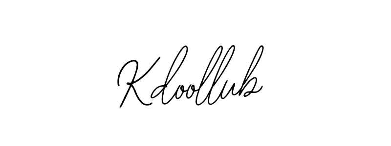 Make a beautiful signature design for name Kdoollub. With this signature (Bearetta-2O07w) style, you can create a handwritten signature for free. Kdoollub signature style 12 images and pictures png