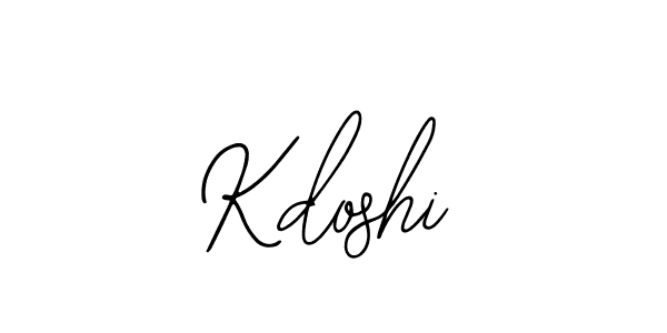 You should practise on your own different ways (Bearetta-2O07w) to write your name (Kdoshi) in signature. don't let someone else do it for you. Kdoshi signature style 12 images and pictures png