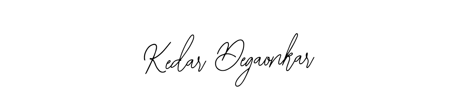 How to make Kedar Degaonkar name signature. Use Bearetta-2O07w style for creating short signs online. This is the latest handwritten sign. Kedar Degaonkar signature style 12 images and pictures png