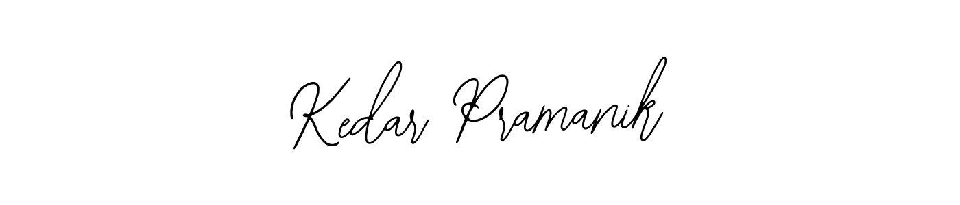 How to make Kedar Pramanik name signature. Use Bearetta-2O07w style for creating short signs online. This is the latest handwritten sign. Kedar Pramanik signature style 12 images and pictures png