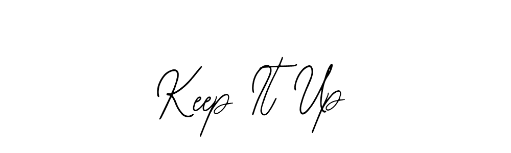 How to make Keep It Up name signature. Use Bearetta-2O07w style for creating short signs online. This is the latest handwritten sign. Keep It Up signature style 12 images and pictures png