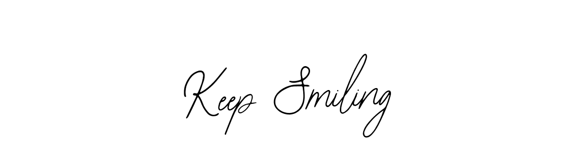 It looks lik you need a new signature style for name Keep Smiling. Design unique handwritten (Bearetta-2O07w) signature with our free signature maker in just a few clicks. Keep Smiling signature style 12 images and pictures png