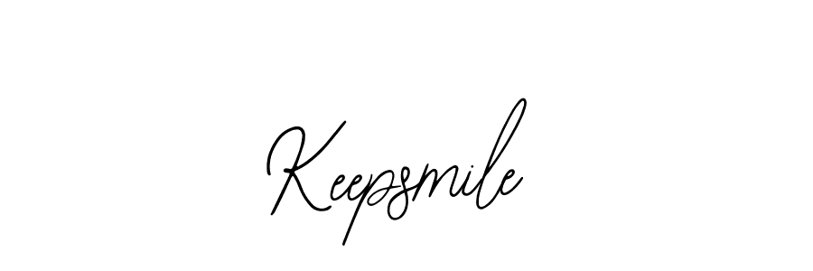 You should practise on your own different ways (Bearetta-2O07w) to write your name (Keepsmile) in signature. don't let someone else do it for you. Keepsmile signature style 12 images and pictures png