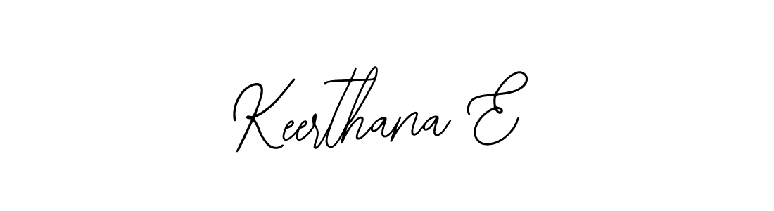 The best way (Bearetta-2O07w) to make a short signature is to pick only two or three words in your name. The name Keerthana E include a total of six letters. For converting this name. Keerthana E signature style 12 images and pictures png