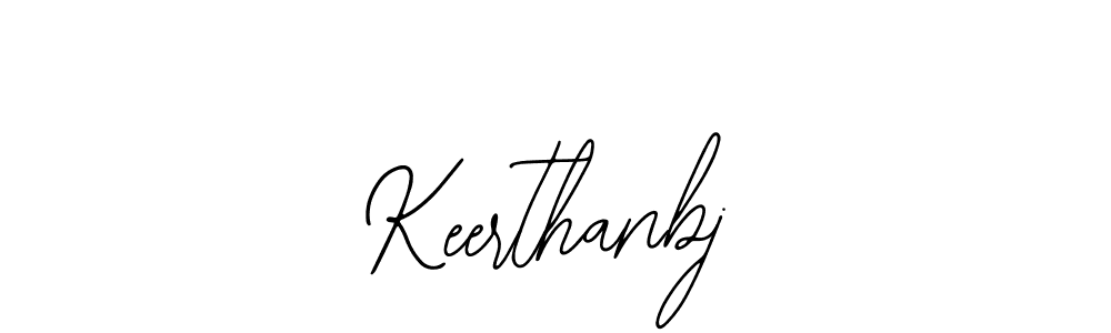 Use a signature maker to create a handwritten signature online. With this signature software, you can design (Bearetta-2O07w) your own signature for name Keerthanbj. Keerthanbj signature style 12 images and pictures png