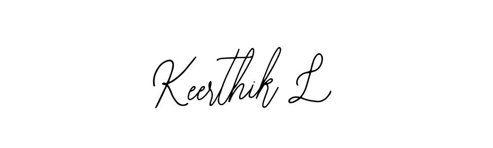 Create a beautiful signature design for name Keerthik L. With this signature (Bearetta-2O07w) fonts, you can make a handwritten signature for free. Keerthik L signature style 12 images and pictures png