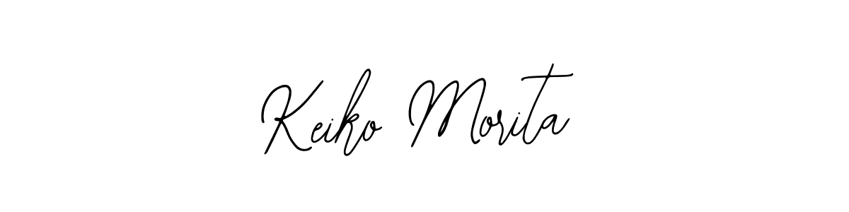 You should practise on your own different ways (Bearetta-2O07w) to write your name (Keiko Morita) in signature. don't let someone else do it for you. Keiko Morita signature style 12 images and pictures png