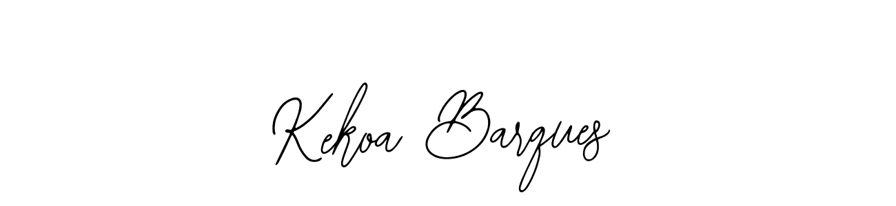 Similarly Bearetta-2O07w is the best handwritten signature design. Signature creator online .You can use it as an online autograph creator for name Kekoa Barques. Kekoa Barques signature style 12 images and pictures png