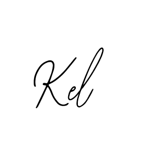 How to make Kel signature? Bearetta-2O07w is a professional autograph style. Create handwritten signature for Kel name. Kel signature style 12 images and pictures png