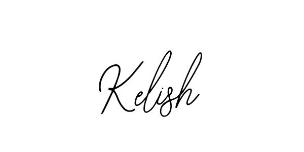 Design your own signature with our free online signature maker. With this signature software, you can create a handwritten (Bearetta-2O07w) signature for name Kelish. Kelish signature style 12 images and pictures png