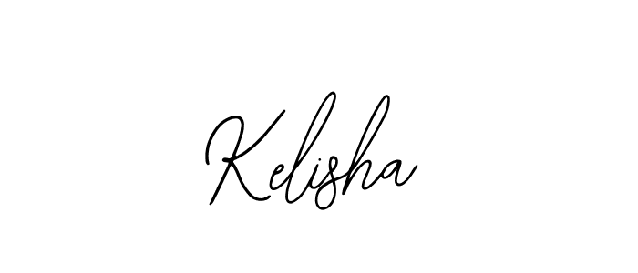 How to make Kelisha name signature. Use Bearetta-2O07w style for creating short signs online. This is the latest handwritten sign. Kelisha signature style 12 images and pictures png