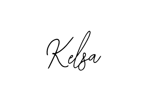 You should practise on your own different ways (Bearetta-2O07w) to write your name (Kelsa) in signature. don't let someone else do it for you. Kelsa signature style 12 images and pictures png