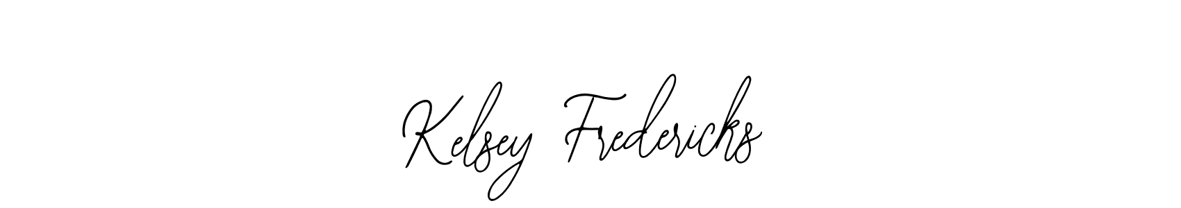 How to make Kelsey Fredericks name signature. Use Bearetta-2O07w style for creating short signs online. This is the latest handwritten sign. Kelsey Fredericks signature style 12 images and pictures png