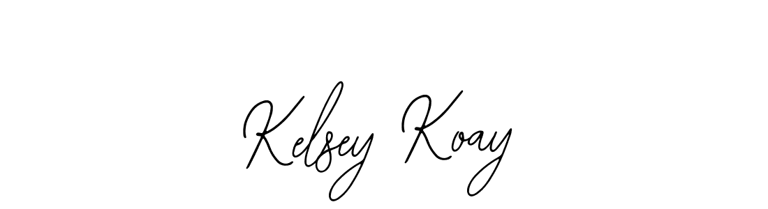 Kelsey Koay stylish signature style. Best Handwritten Sign (Bearetta-2O07w) for my name. Handwritten Signature Collection Ideas for my name Kelsey Koay. Kelsey Koay signature style 12 images and pictures png
