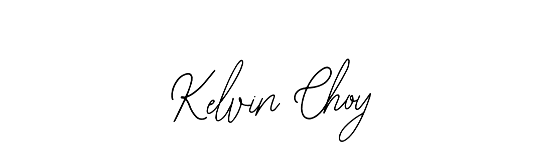 You should practise on your own different ways (Bearetta-2O07w) to write your name (Kelvin Choy) in signature. don't let someone else do it for you. Kelvin Choy signature style 12 images and pictures png