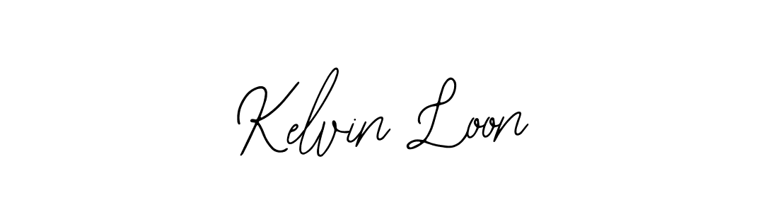 Design your own signature with our free online signature maker. With this signature software, you can create a handwritten (Bearetta-2O07w) signature for name Kelvin Loon. Kelvin Loon signature style 12 images and pictures png