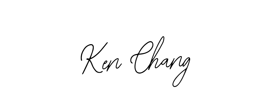 It looks lik you need a new signature style for name Ken Chang. Design unique handwritten (Bearetta-2O07w) signature with our free signature maker in just a few clicks. Ken Chang signature style 12 images and pictures png