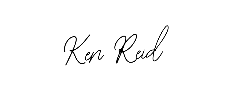 You should practise on your own different ways (Bearetta-2O07w) to write your name (Ken Reid) in signature. don't let someone else do it for you. Ken Reid signature style 12 images and pictures png