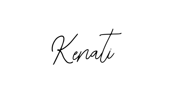 How to make Kenati name signature. Use Bearetta-2O07w style for creating short signs online. This is the latest handwritten sign. Kenati signature style 12 images and pictures png