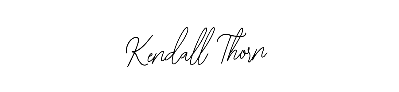 Design your own signature with our free online signature maker. With this signature software, you can create a handwritten (Bearetta-2O07w) signature for name Kendall Thorn. Kendall Thorn signature style 12 images and pictures png