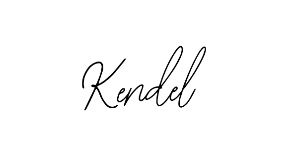 Design your own signature with our free online signature maker. With this signature software, you can create a handwritten (Bearetta-2O07w) signature for name Kendel. Kendel signature style 12 images and pictures png
