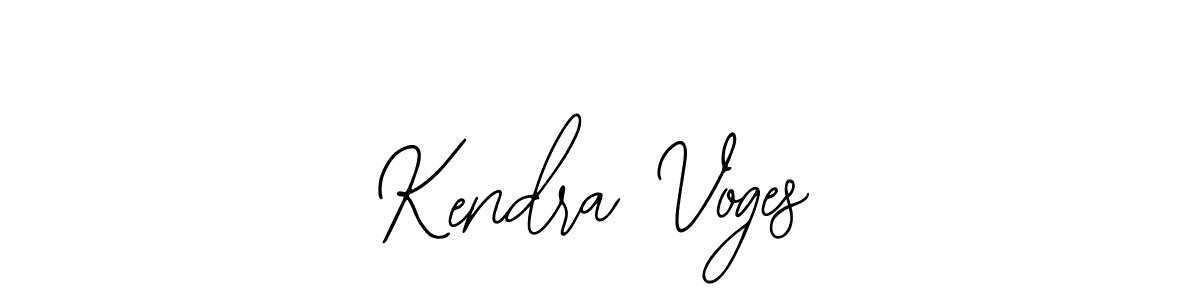 How to make Kendra Voges name signature. Use Bearetta-2O07w style for creating short signs online. This is the latest handwritten sign. Kendra Voges signature style 12 images and pictures png