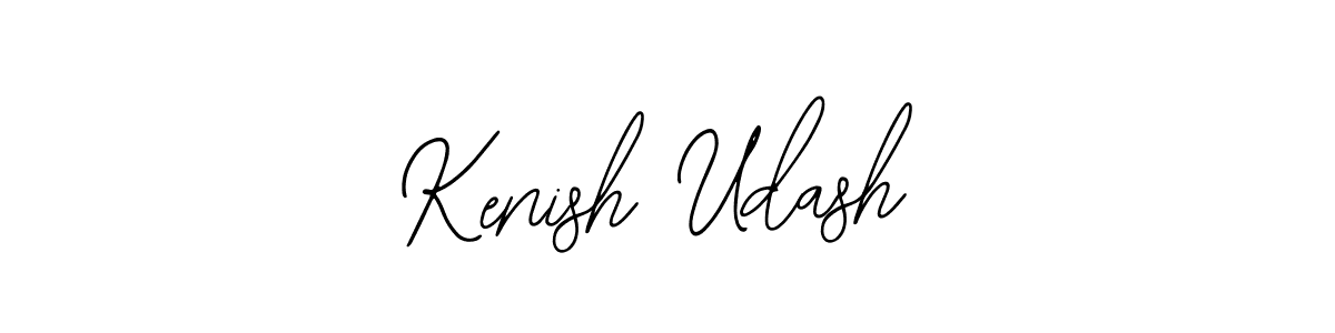 Design your own signature with our free online signature maker. With this signature software, you can create a handwritten (Bearetta-2O07w) signature for name Kenish Udash. Kenish Udash signature style 12 images and pictures png