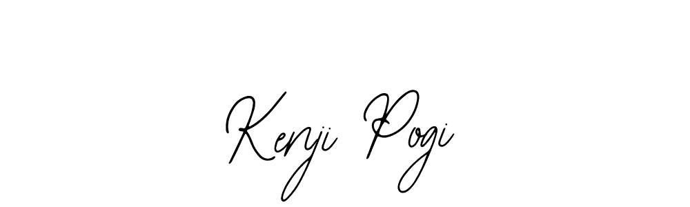 Design your own signature with our free online signature maker. With this signature software, you can create a handwritten (Bearetta-2O07w) signature for name Kenji Pogi. Kenji Pogi signature style 12 images and pictures png