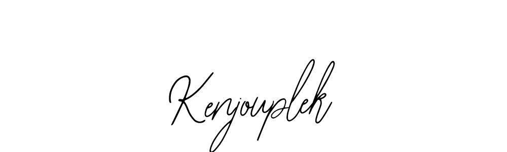 if you are searching for the best signature style for your name Kenjouplek. so please give up your signature search. here we have designed multiple signature styles  using Bearetta-2O07w. Kenjouplek signature style 12 images and pictures png