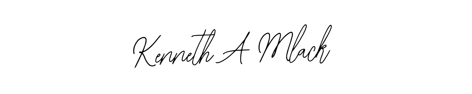 Make a beautiful signature design for name Kenneth A Mlack. Use this online signature maker to create a handwritten signature for free. Kenneth A Mlack signature style 12 images and pictures png