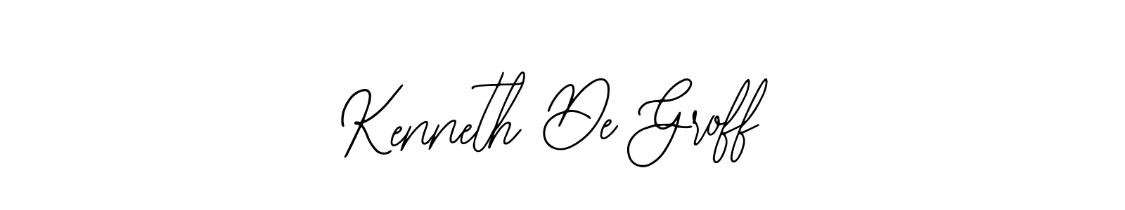 How to make Kenneth De Groff name signature. Use Bearetta-2O07w style for creating short signs online. This is the latest handwritten sign. Kenneth De Groff signature style 12 images and pictures png