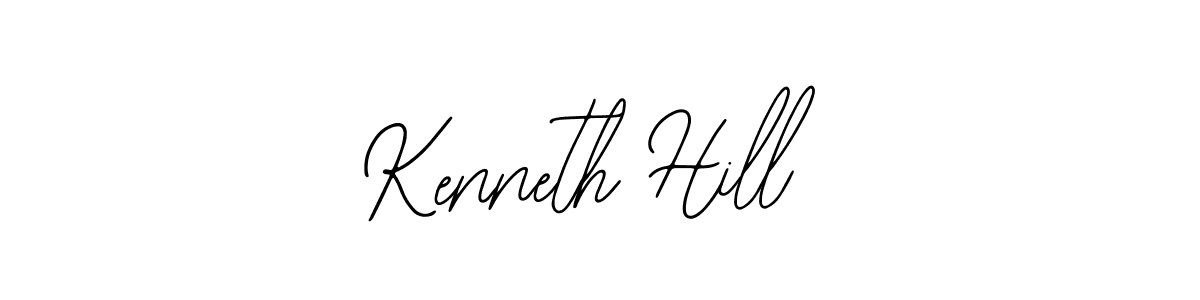 Design your own signature with our free online signature maker. With this signature software, you can create a handwritten (Bearetta-2O07w) signature for name Kenneth Hill. Kenneth Hill signature style 12 images and pictures png