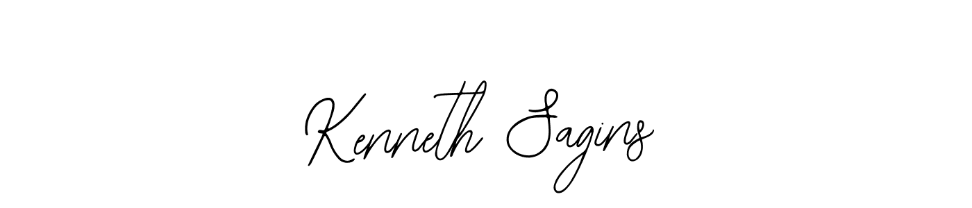 Design your own signature with our free online signature maker. With this signature software, you can create a handwritten (Bearetta-2O07w) signature for name Kenneth Sagins. Kenneth Sagins signature style 12 images and pictures png