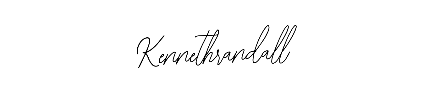 How to make Kennethrandall name signature. Use Bearetta-2O07w style for creating short signs online. This is the latest handwritten sign. Kennethrandall signature style 12 images and pictures png