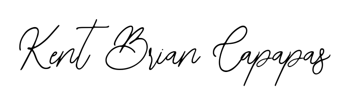A classic penmanship look for Kent Brian Capapas. The Bearetta-2O07w font brings timeless elegance and confidence to every signed document. Kent Brian Capapas signature style 12 images and pictures png