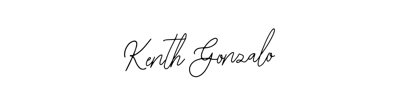 You should practise on your own different ways (Bearetta-2O07w) to write your name (Kenth Gonzalo) in signature. don't let someone else do it for you. Kenth Gonzalo signature style 12 images and pictures png