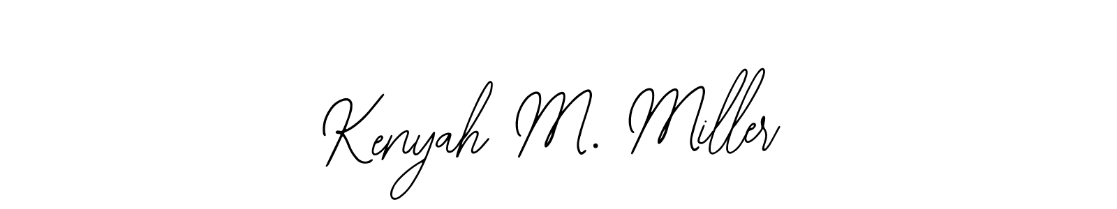 Check out images of Autograph of Kenyah M. Miller name. Actor Kenyah M. Miller Signature Style. Bearetta-2O07w is a professional sign style online. Kenyah M. Miller signature style 12 images and pictures png