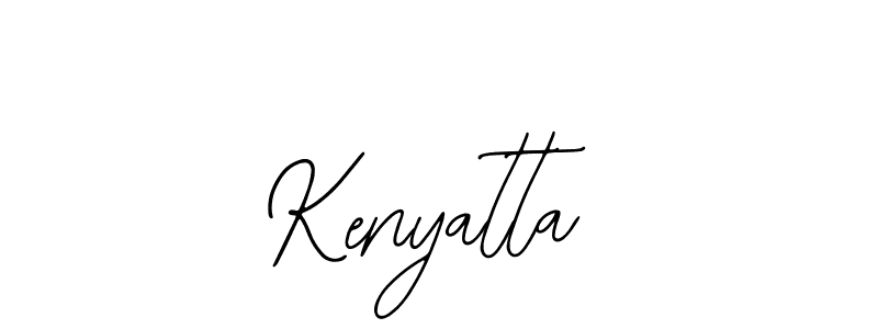 Design your own signature with our free online signature maker. With this signature software, you can create a handwritten (Bearetta-2O07w) signature for name Kenyatta. Kenyatta signature style 12 images and pictures png