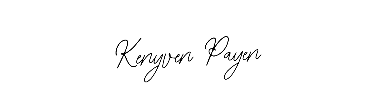Create a beautiful signature design for name Kenyven Payen. With this signature (Bearetta-2O07w) fonts, you can make a handwritten signature for free. Kenyven Payen signature style 12 images and pictures png